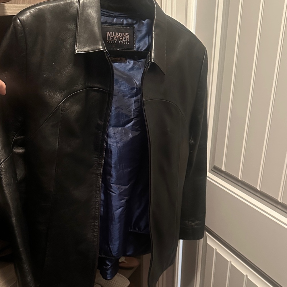 Wilsons Leather women’s Black Lightweight Jacket
